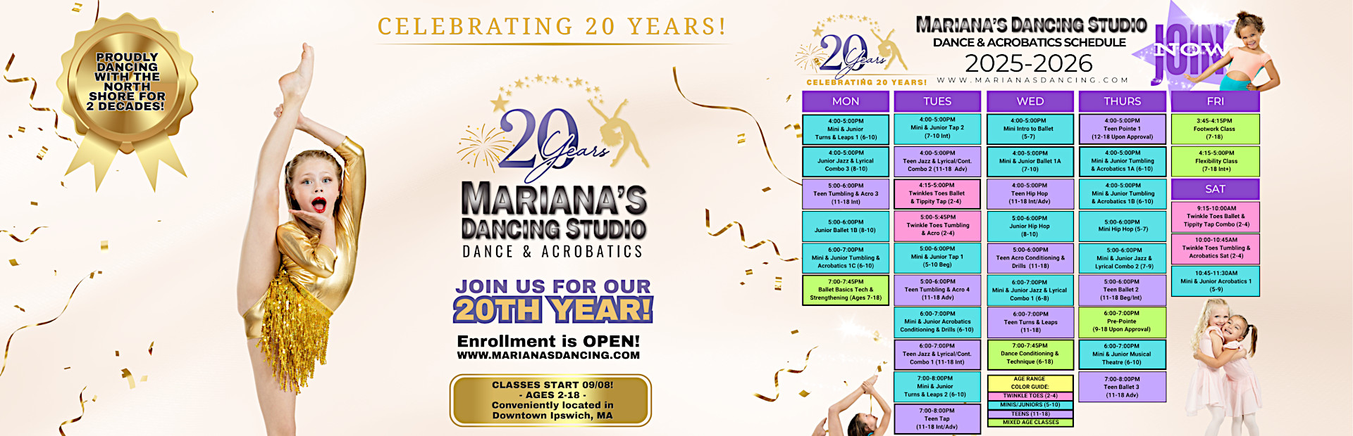 Join us for our 20th Year